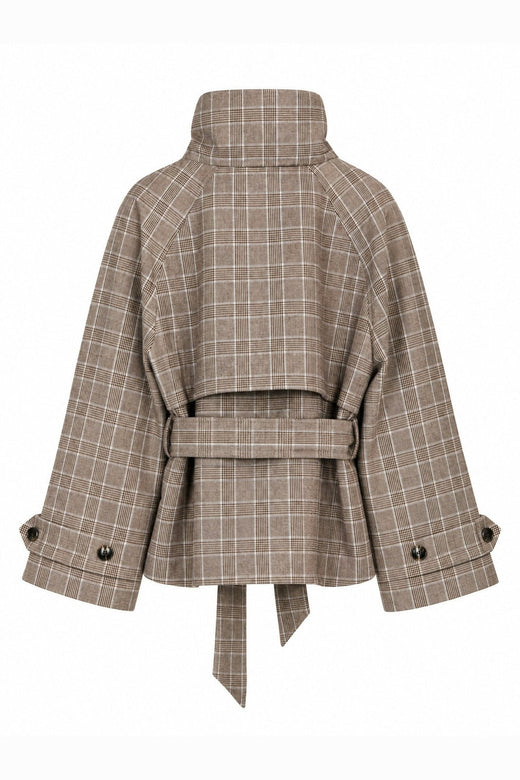 Neo Noir - Munet Small Check Jacket 172004 - 130 - Grey