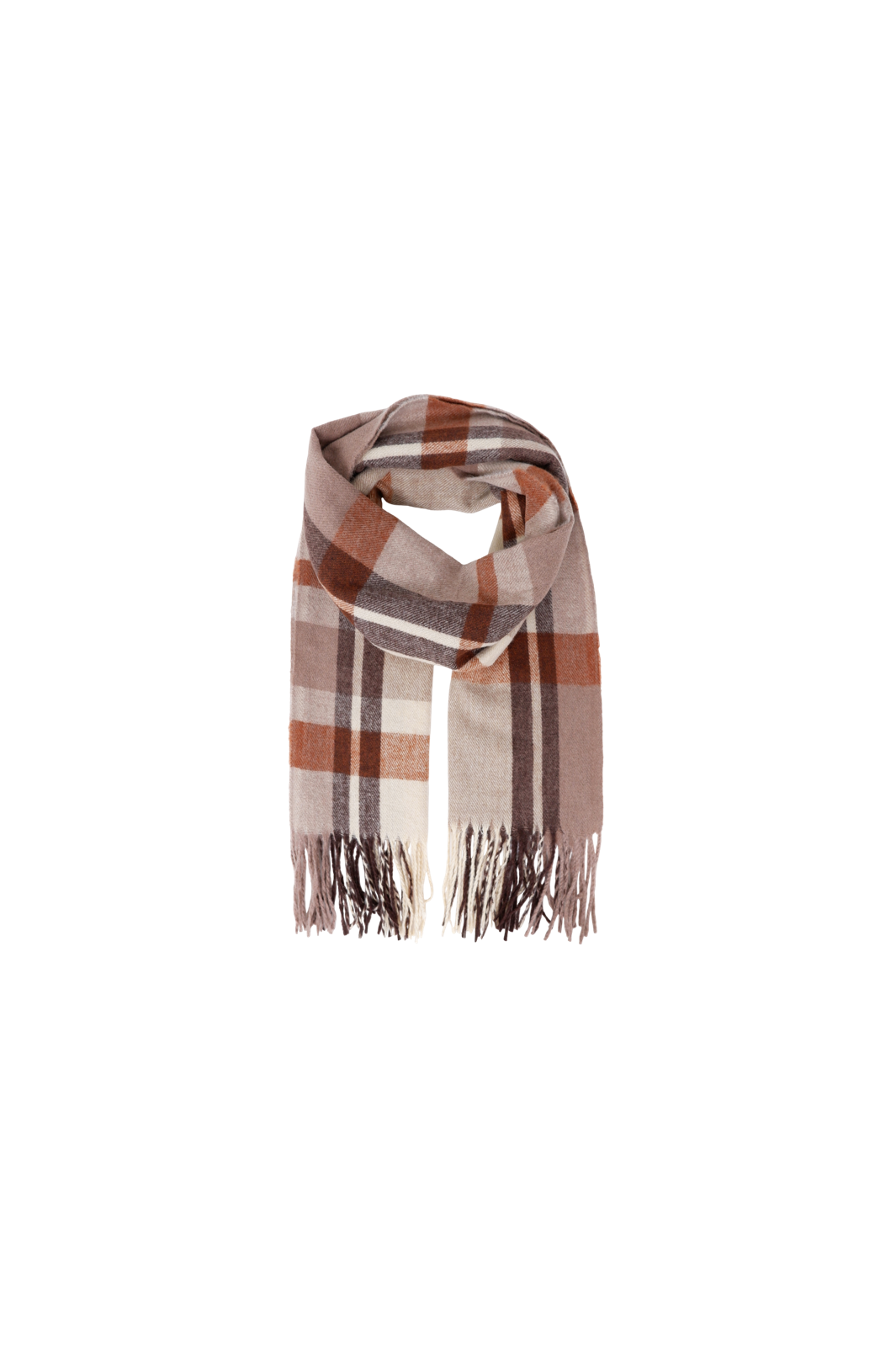 Black Colour - Bcsiri Winter Scarf 208468 - Burnt Orange