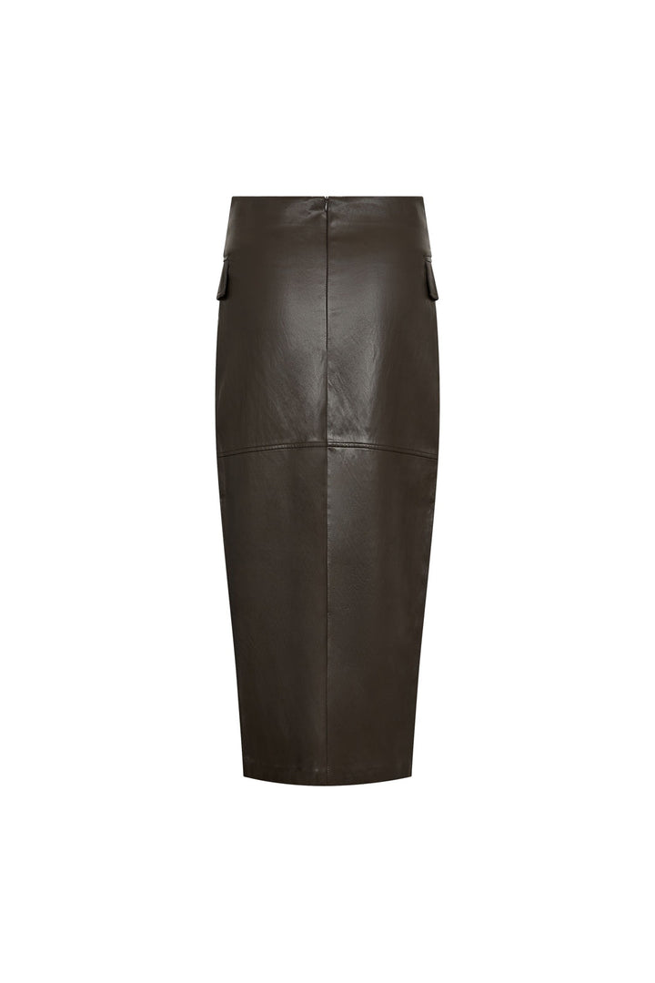 Co´Couture - Gittcc Asym Floor Skirt 500477 - 20003 - Dark Brown
