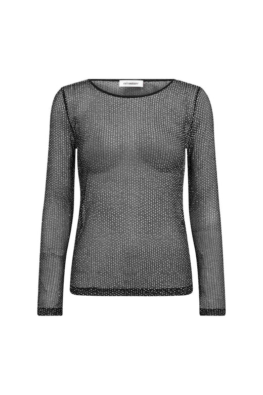 Co´Couture - Nasocc Sequin Blouse 500532 - 65001 - Black