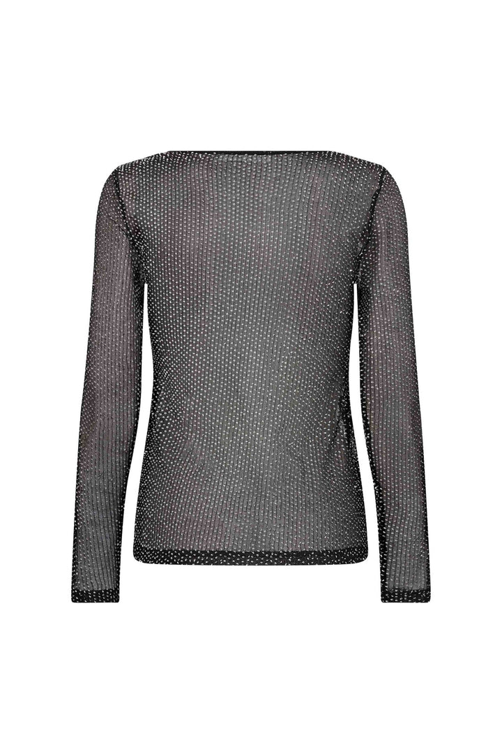 Co´Couture - Nasocc Sequin Blouse 500532 - 65001 - Black