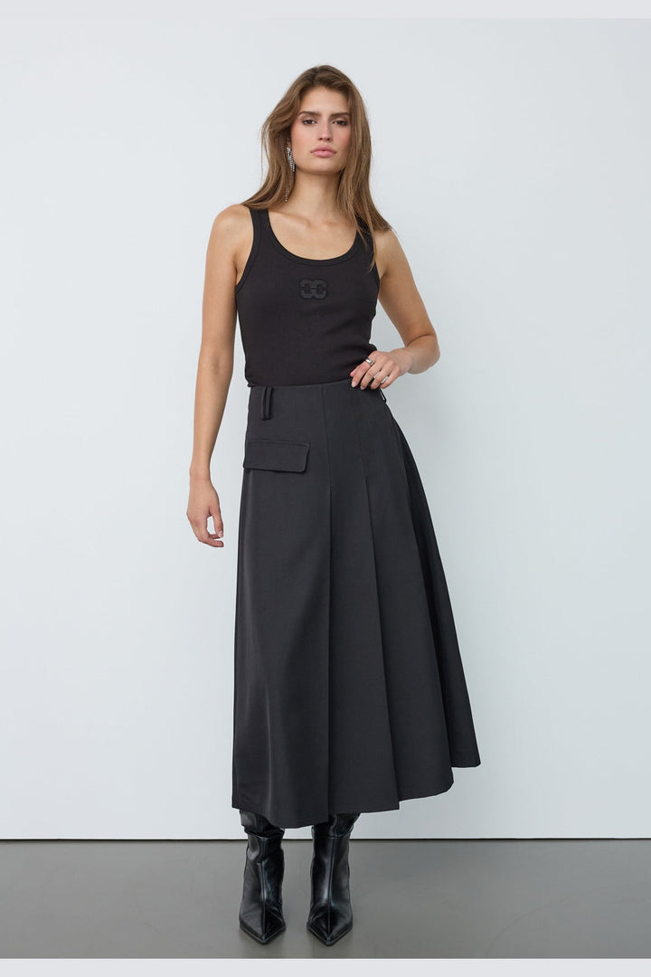 Co´Couture - Lunacc Long Skirt 500512 - 65001 - Black