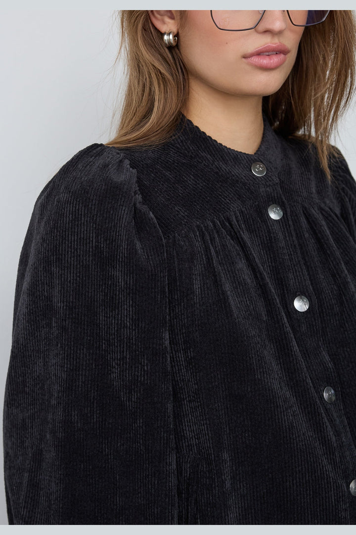 Co´Couture - Daisycc Cord Shirt 500586 - 65001 - Black