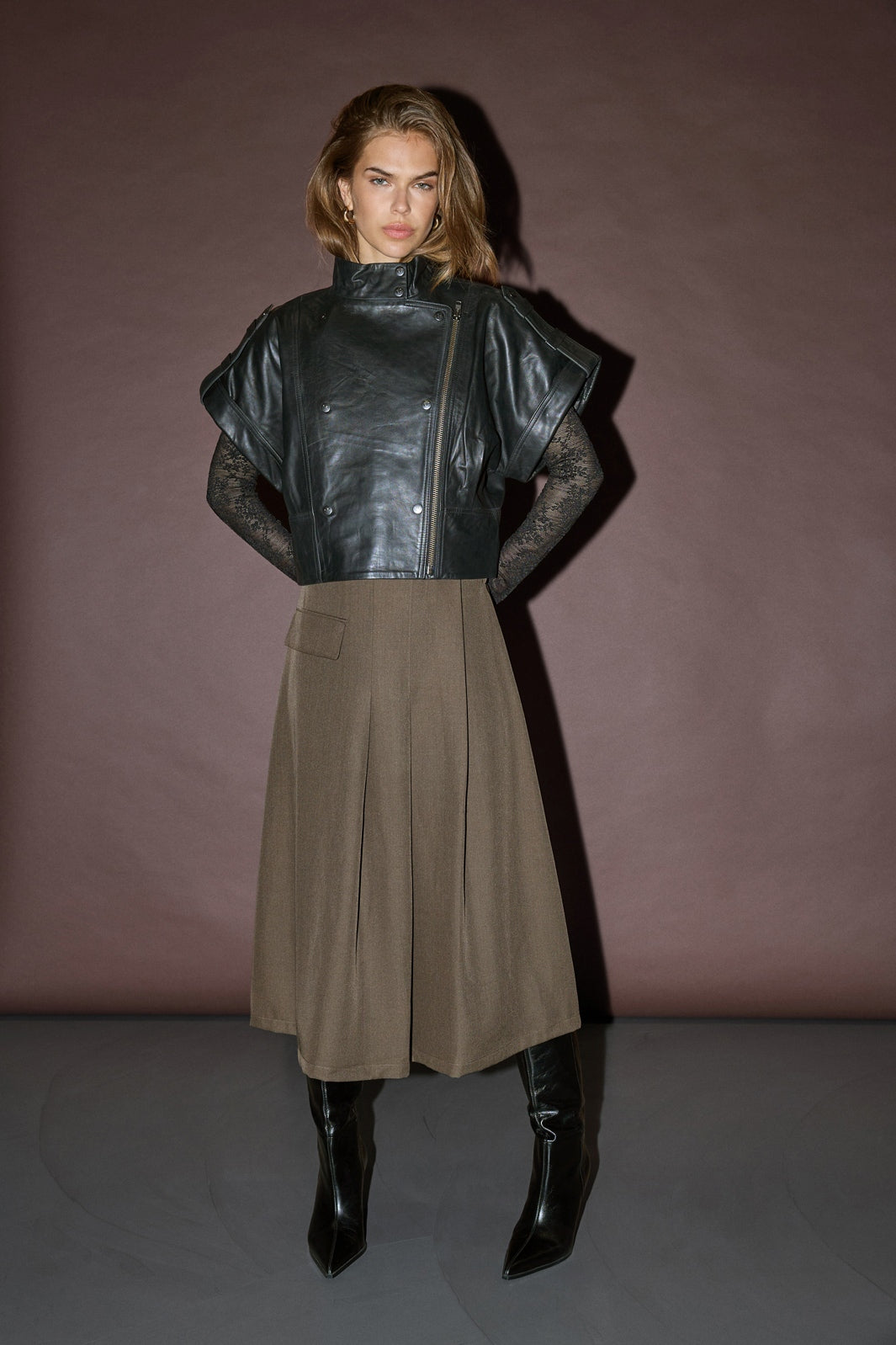 Co´Couture - Phoebecc Leather Vest 500412 - 65001 - Black