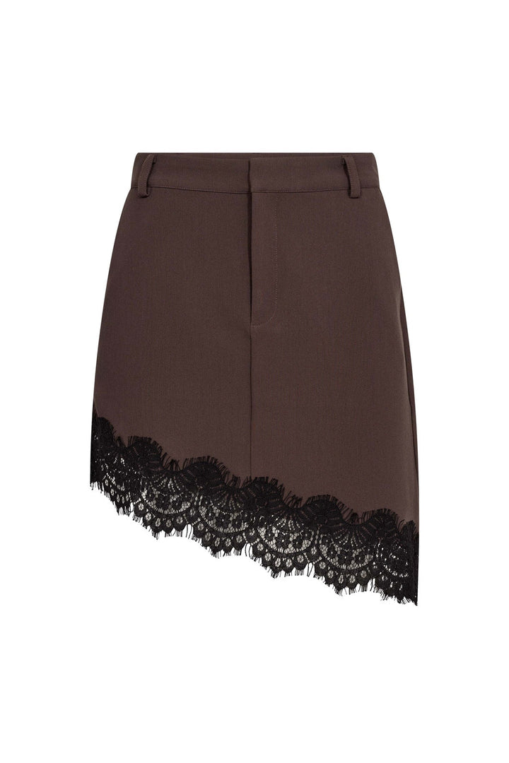 Co´Couture - Acilecc Lace Skirt 500460 - 20002 - Brown