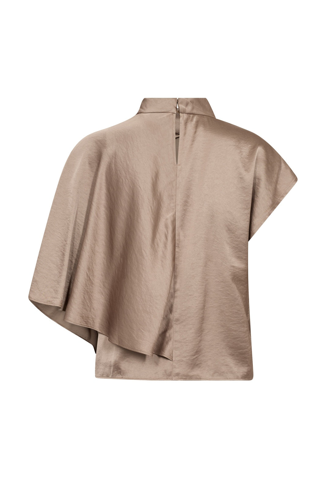 Co´Couture - Iduncc Cape Ss Blouse 500522 - 20009 - Walnut