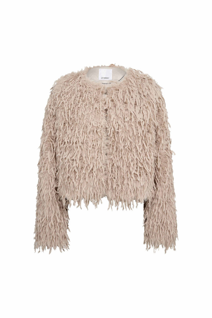 Co´Couture - Felicecc Feather Jacket 500603 - 20014 - Mink