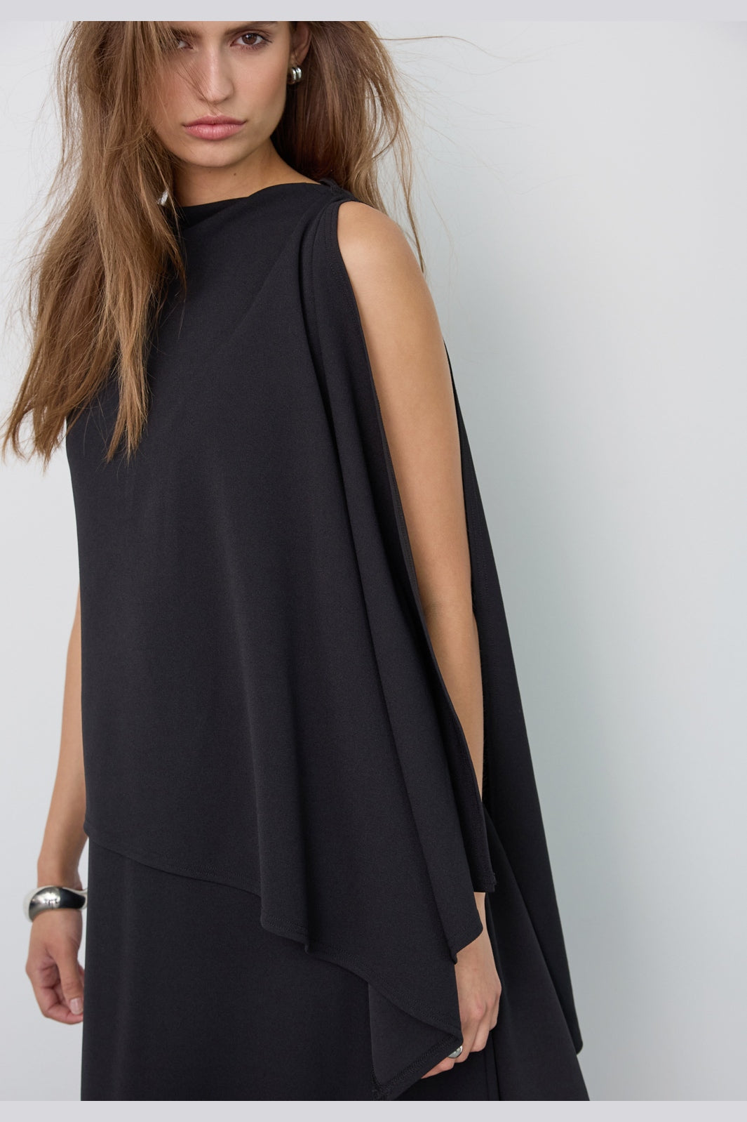 Co´Couture - Falconcc Drape Dress 500632 - 65001 - Black