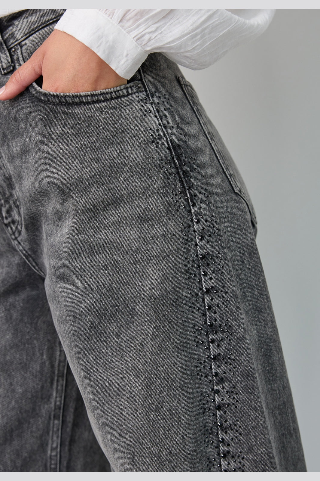 Co´Couture - Vickycc Stone Wide Jeans 500469 - 65001 - Black