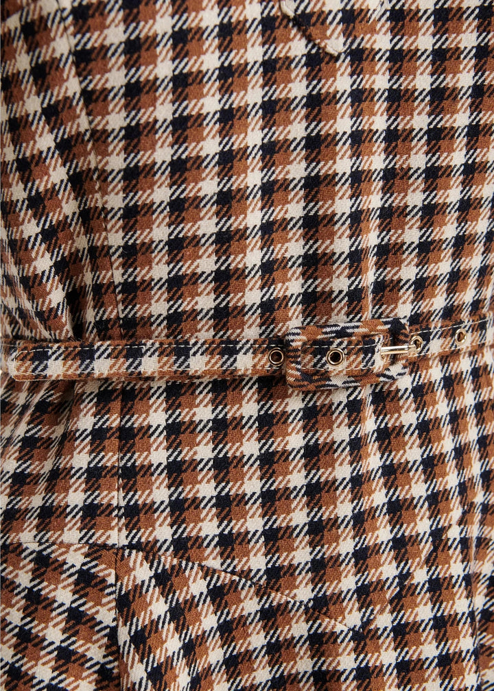 Essentiel Antwerp - Kin Fitted Shirt Dress - K1bw Combo1 Brown Sugar Kjoler 