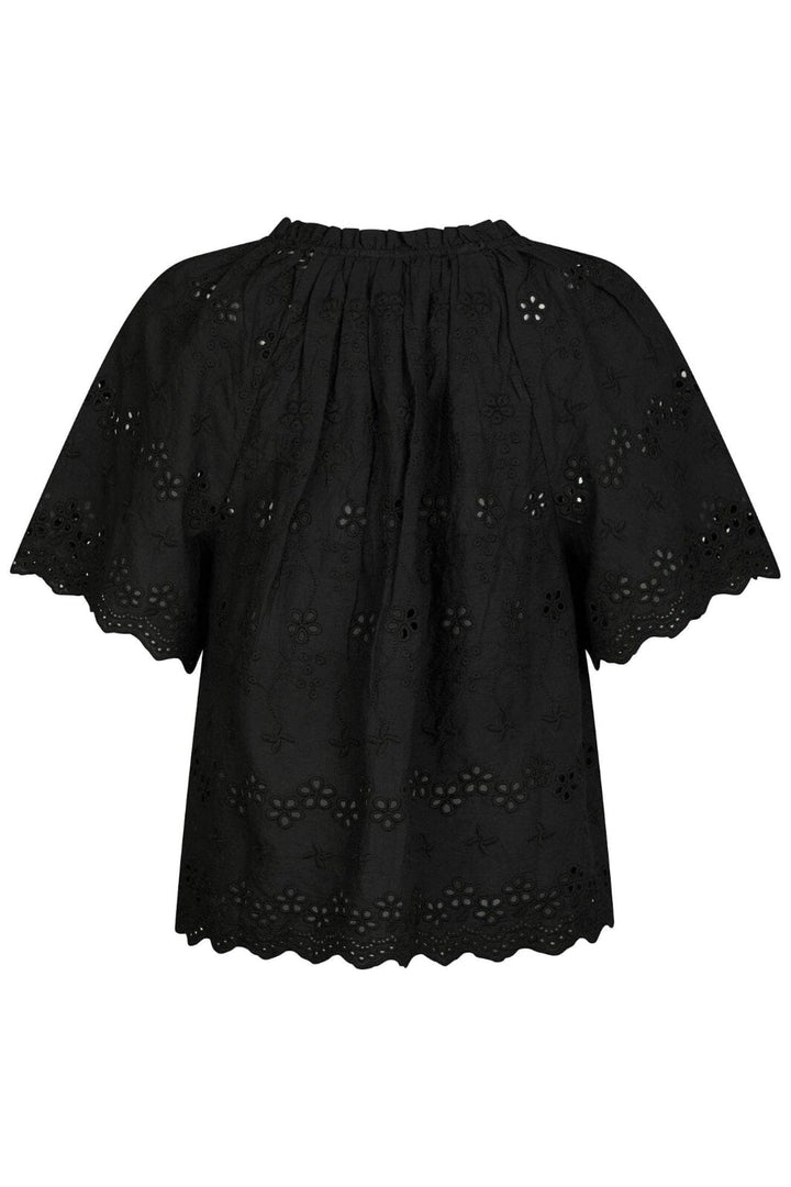 Neo Noir - Odet Embroidery Blouse 165172 - 100 - Black