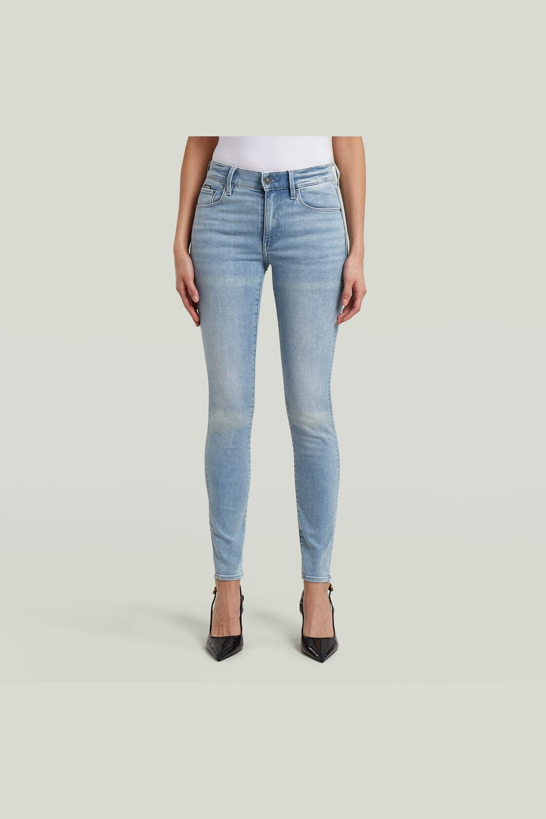 G-Star - 3301 Skinny Wmn D05175-8968-424 - Lt Aged