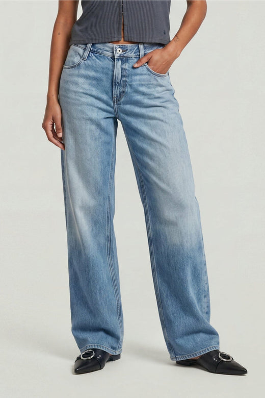 G-Star - Judee Loose Wmn D22889-D436-C947 - Sun Faded Air Force Blue Jeans 