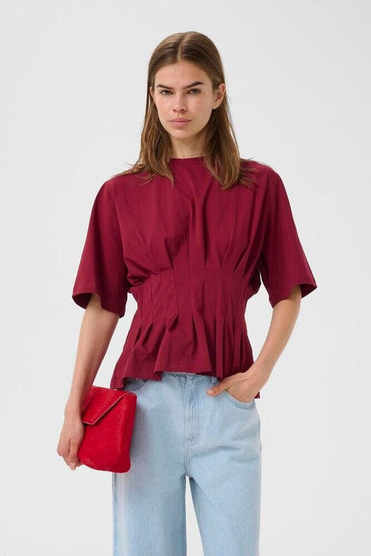 Gestuz - Gzinez Tee 10910147 - 191724 - Cabernet Bluser 