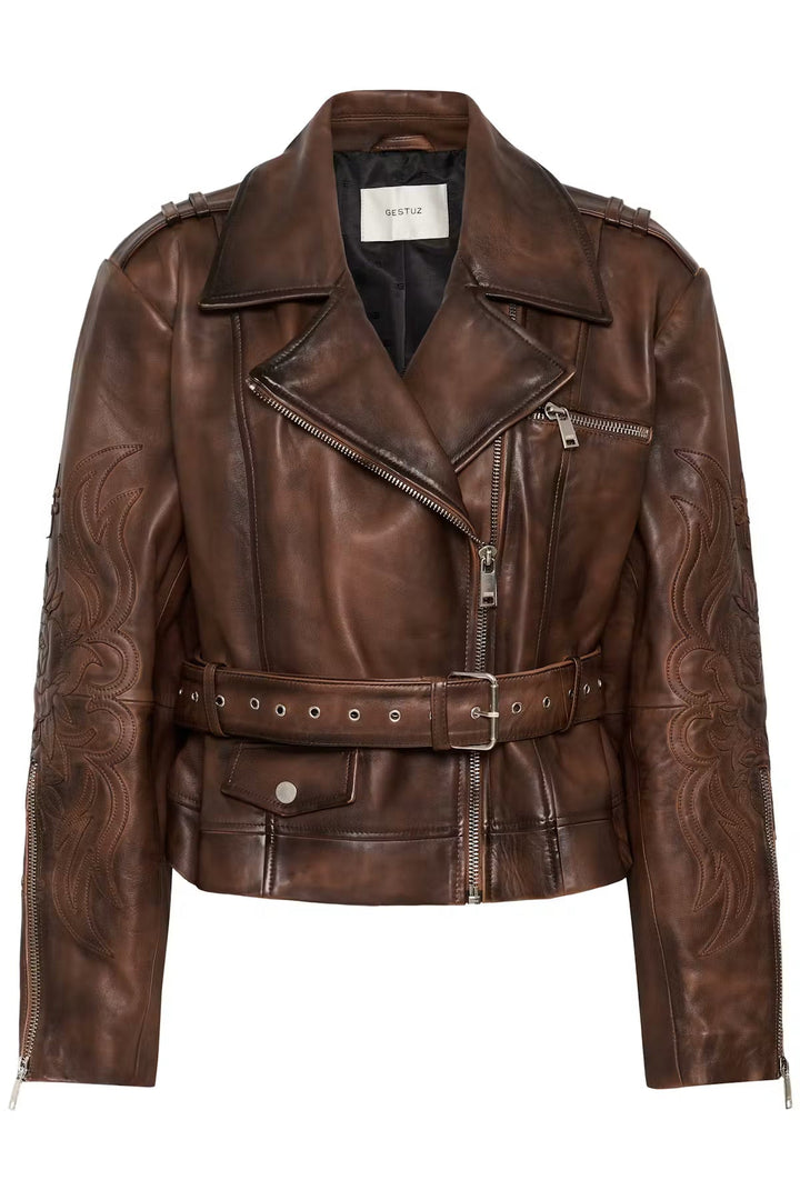 Gestuz - Gzpernille Jacket 10911980 - 1000234 - Brown/Black Effect Jakker 