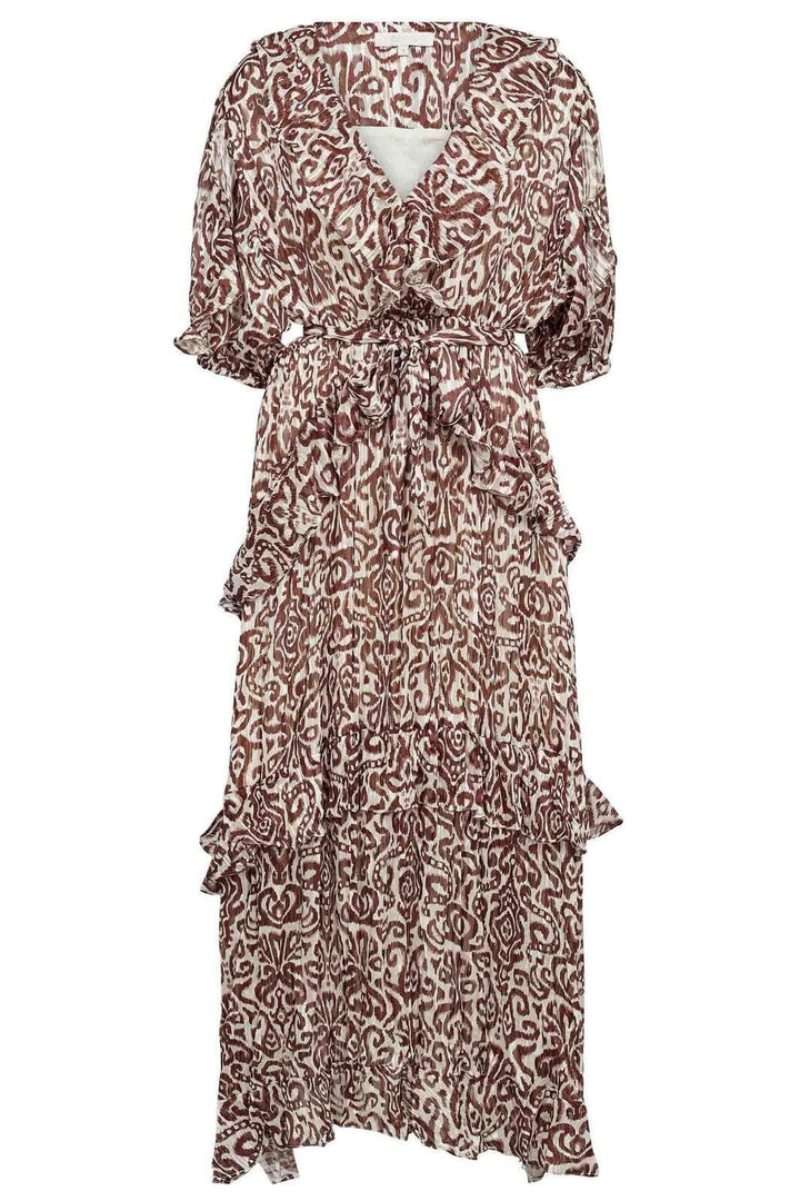 Gossia - Liago Dress G2916 - Brown Ikat Kjoler 