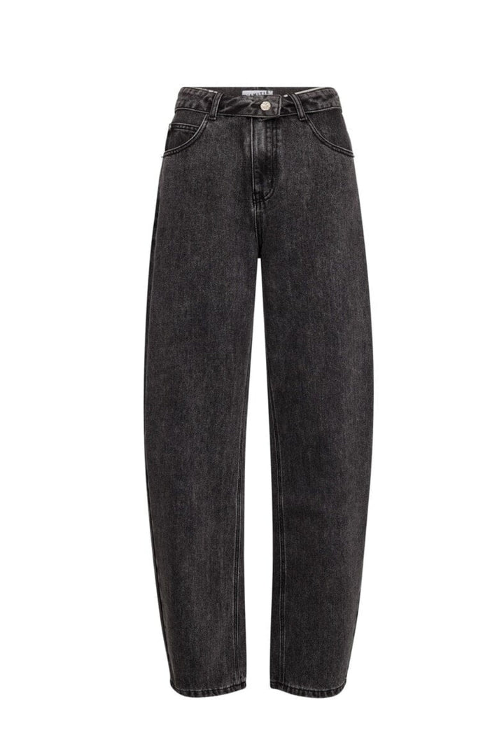 Haute L'Amitié - Barrel Flip Waist Jeans HL10500 - Black