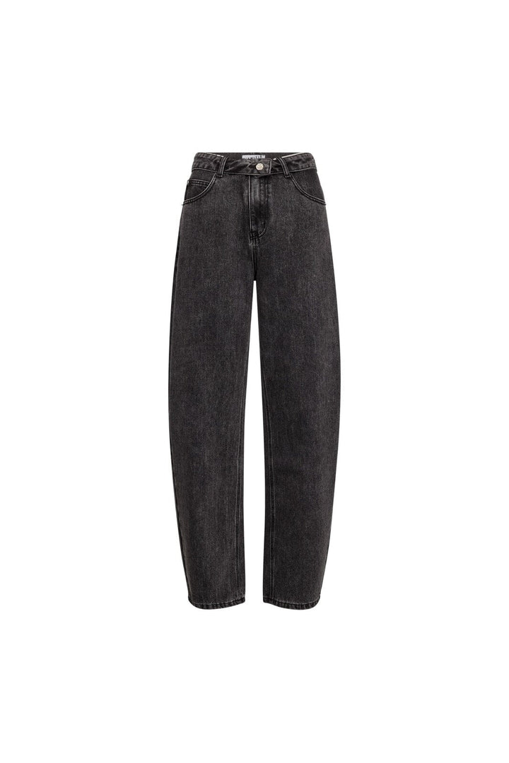 Haute L'Amitié - Barrel Flip Waist Jeans HL10500 - Black