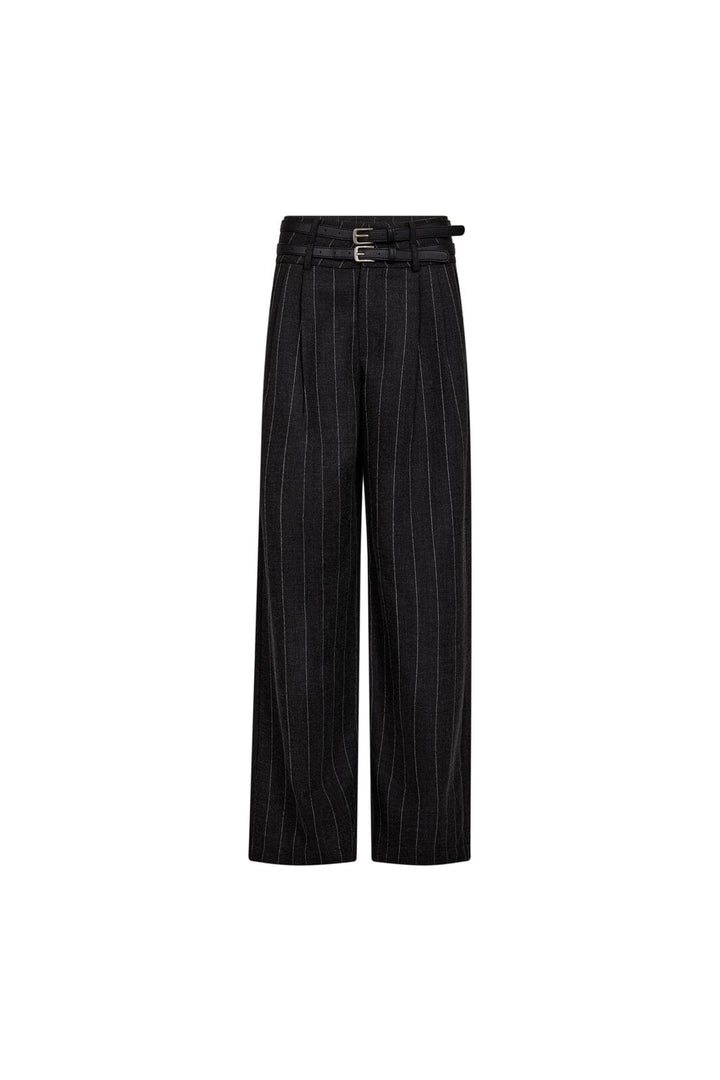 Haute L'Amitié - Ivanna Belt Tall Pant HL10890 - Dark Grey