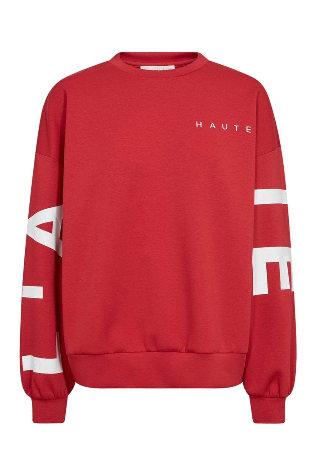 Haute L'Amitié - Maxi Split Logo Sweat HL10413 - Red