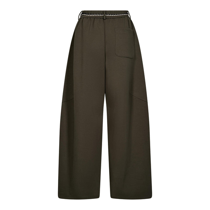 Haute L'Amitié - Maxi Split String Pants Hl10922 - Army Sweatshirts 