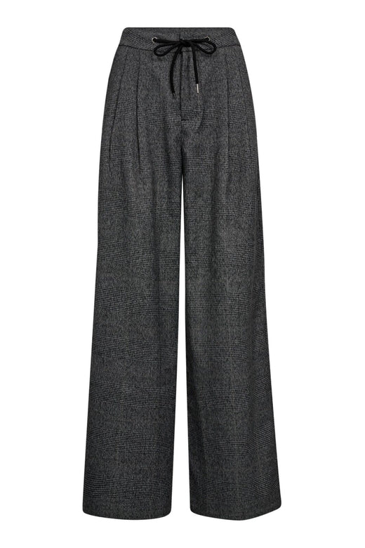 Haute L'Amitié - Michelle Check Tailor Tie Pants HL10305 - Grey