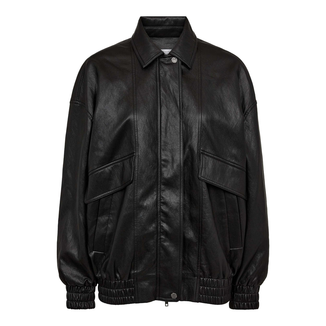 Haute L'Amitié - Rizz Pu Jacket HL10689 - Black Jakker 