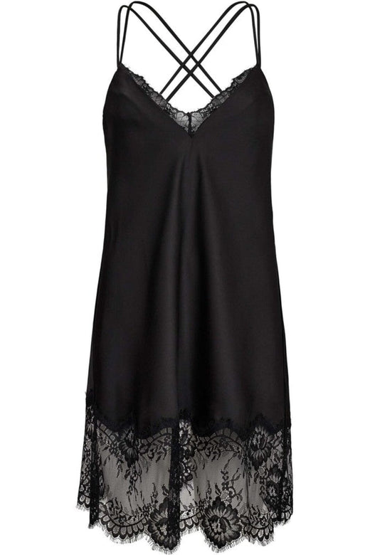 Haute L'Amitié - Vista Lingerie Crop Strap Dress HL10586 - Black Kjoler 
