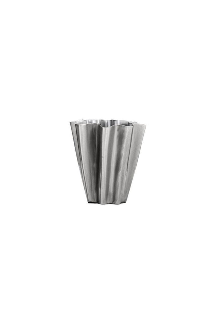 House Doctor - Vase, Hdflood, Børstet Sølvfinish - 900000765