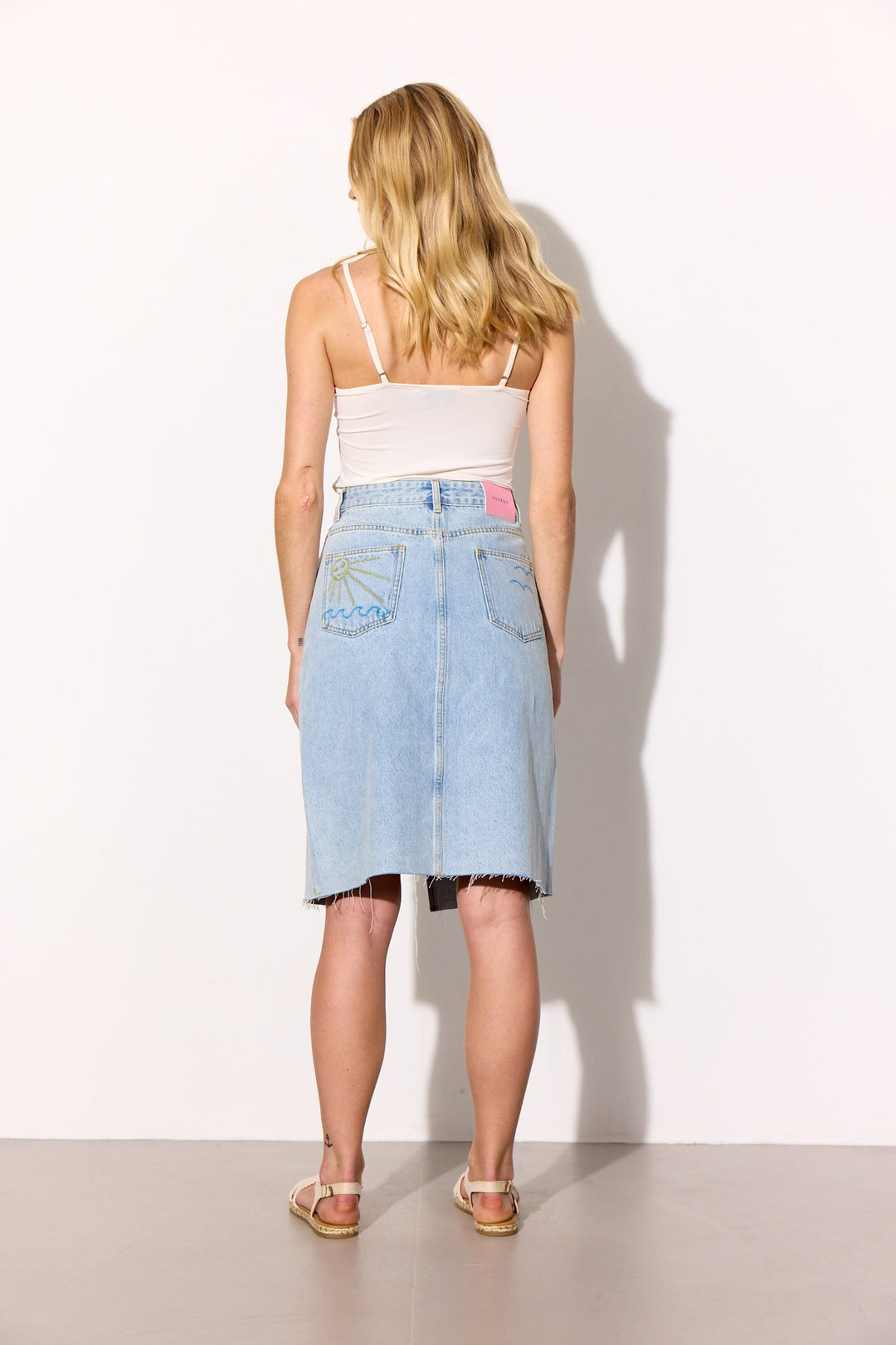 Hunkøn - Kenna Denim Skirt 26021 - Light Denim Nederdele 
