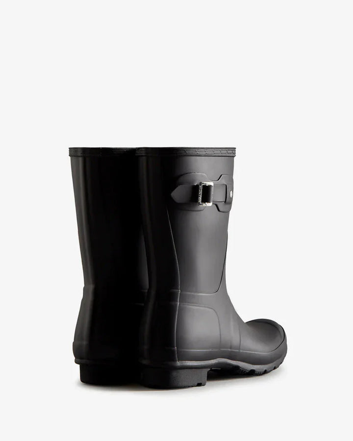 Hunter - Womens Original Short Boot Wfs1000rmablk - Black Gummistøvler 