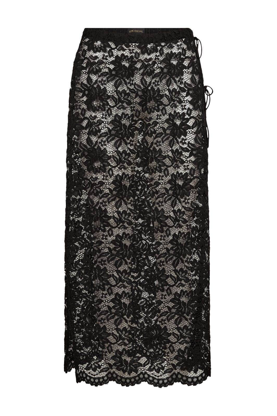 Hype The Detail - Lace Skirt 380-97 - 9 - Black Nederdele 