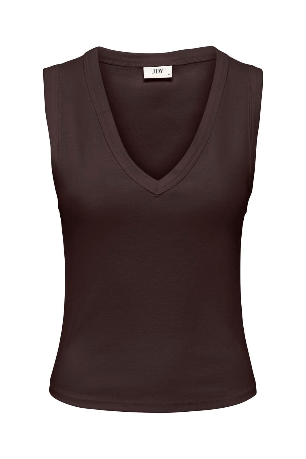 JDY - Jdyaspa Life S/L Vneck Tank Top - 5289328 Chocolate Torte