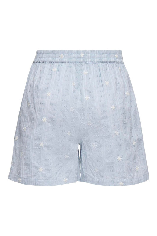 JDY - Jdyfia Embroidery Shorts - 5039806 Cashmere Blue Small Flower Emb