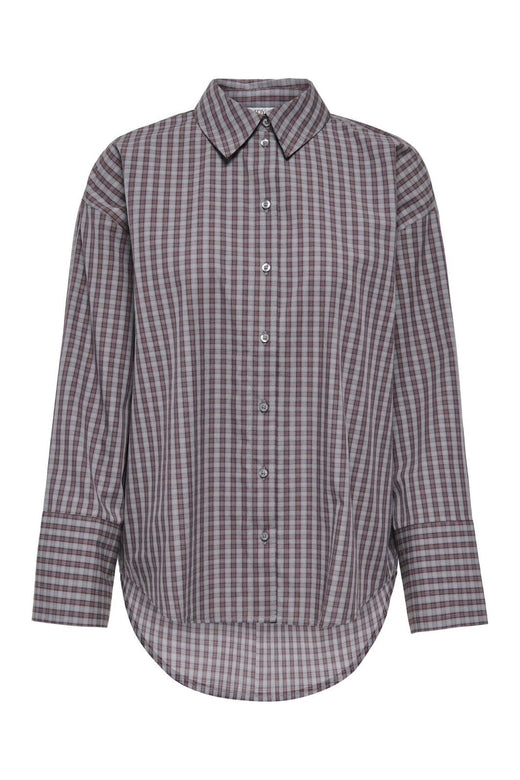 JDY - Jdyserena L/S Shirt - 5115071 Dark Grey Melange Bison