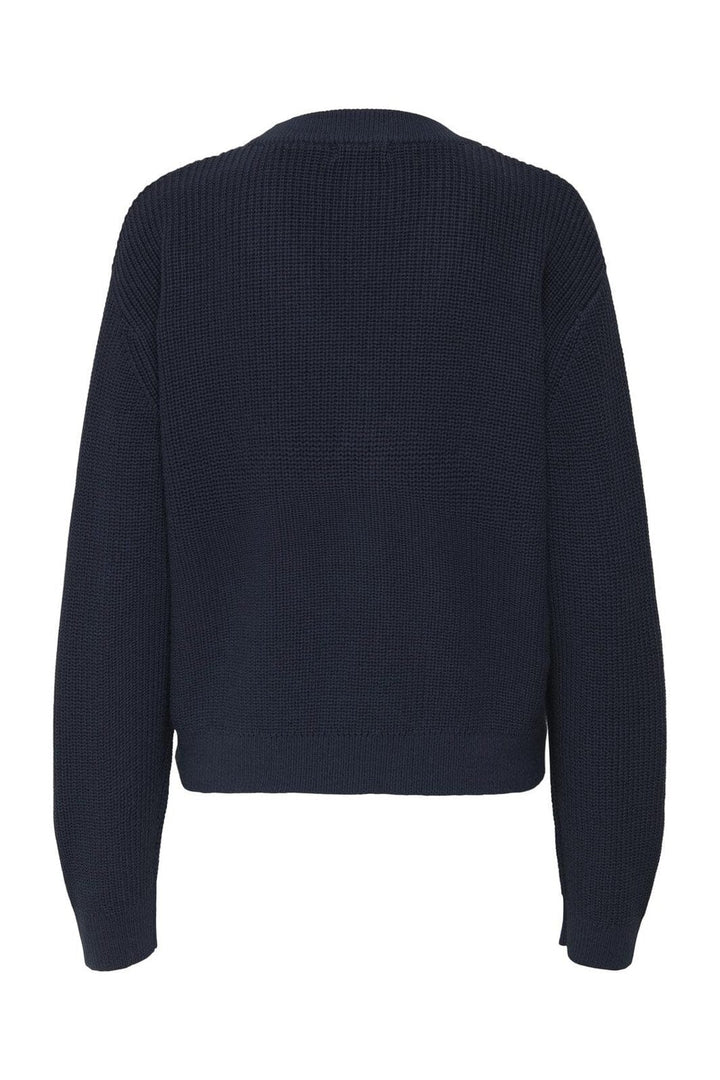 JDY - Jdystella L/S V-Neck Cardigan Knt - 4854167 Total Eclipse