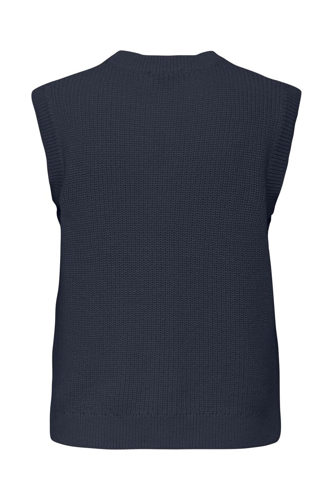 JDY - Jdystella S/L O-Neck Vest Knt - 4907532 Total Eclipse