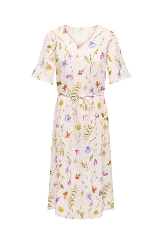 JDY - Jdyviola Life 2/4 Midi Dress - 4893946 Pristine Garden Flower