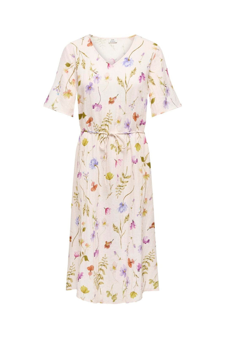 JDY - Jdyviola Life 2/4 Midi Dress - 4893946 Pristine Garden Flower