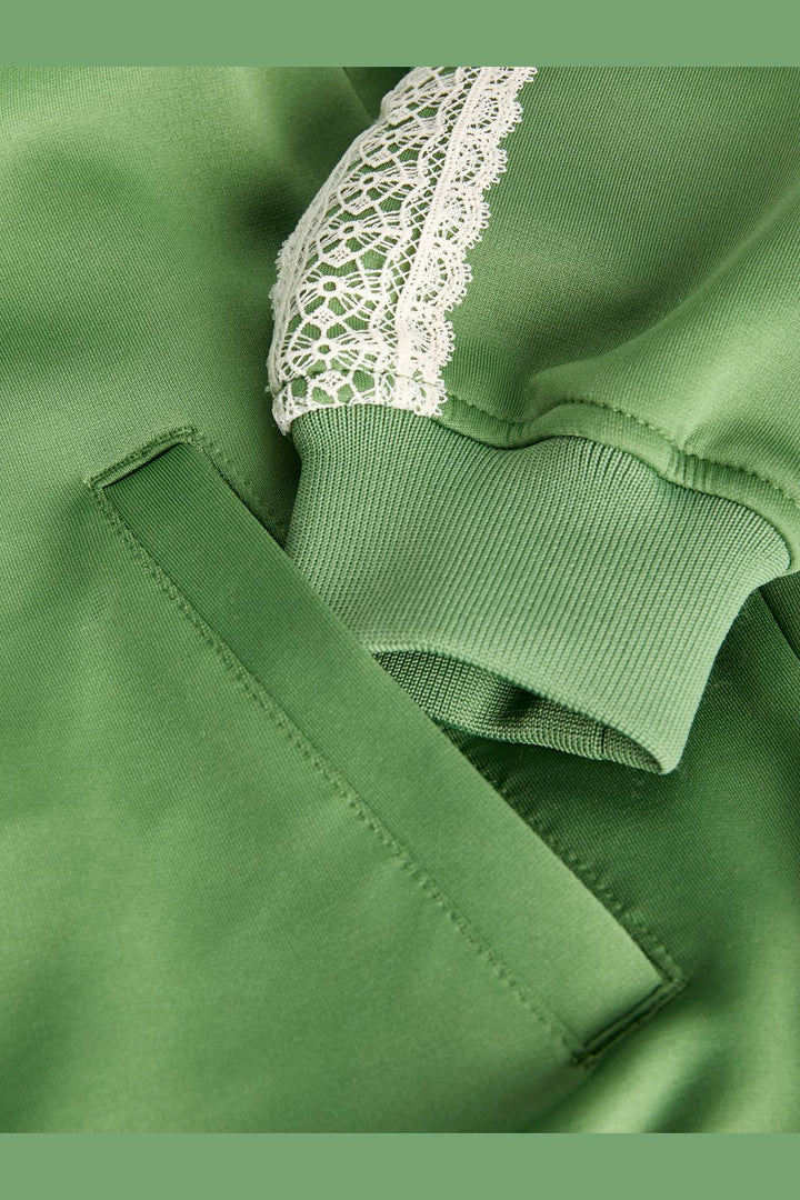 Jjxx - Jxleona Esme Jacket - 5176976 Artichoke Green Lace Antique White