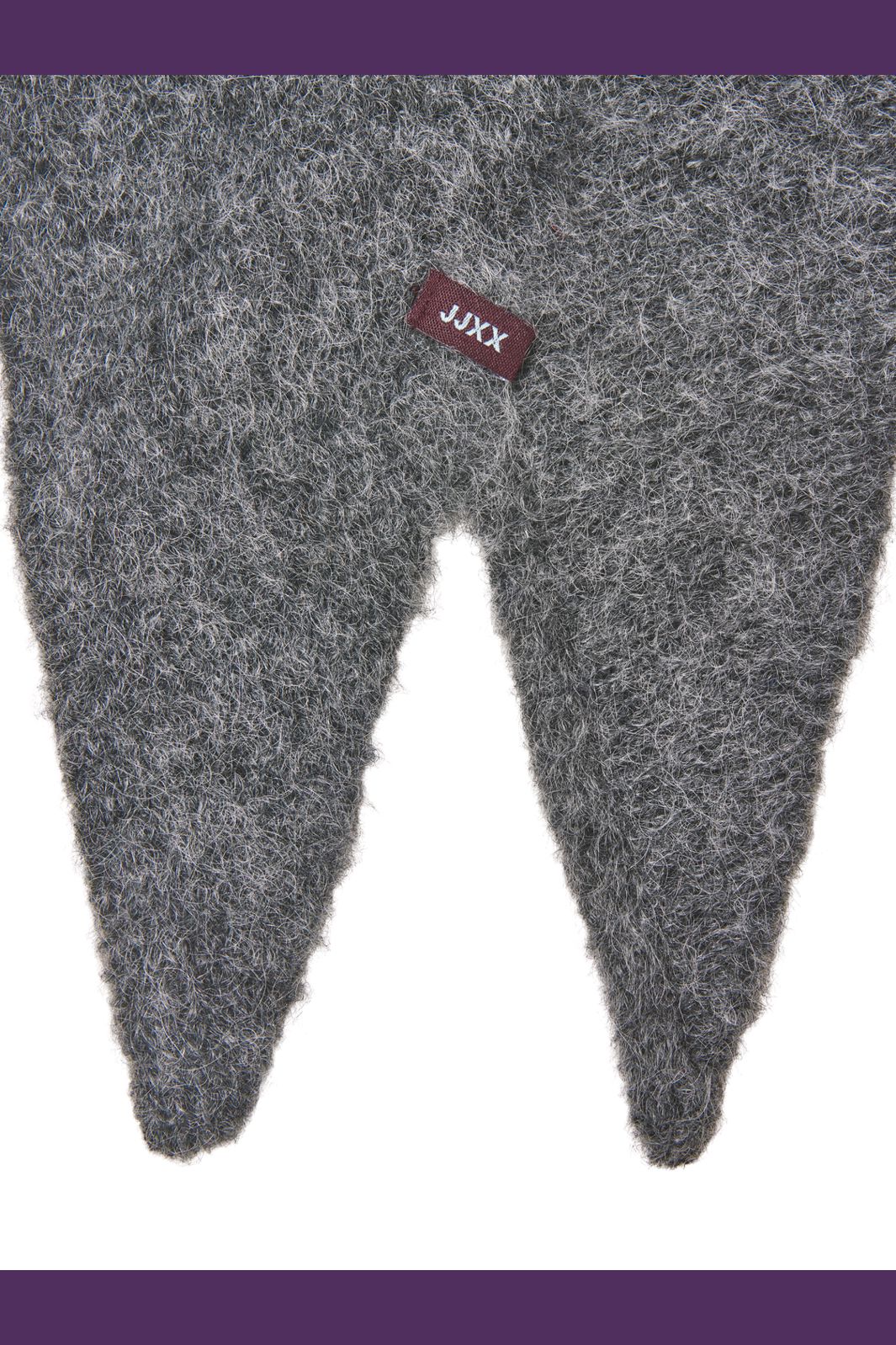 Jjxx - Jxmarsha Wool Blend Scarf Knit - 5121095 Dark Grey Melange