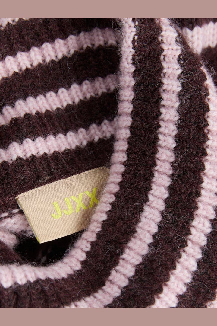 Jjxx - Jxrosanna Roll Neck Knit - 5128808 Fudge / Pink Nectar