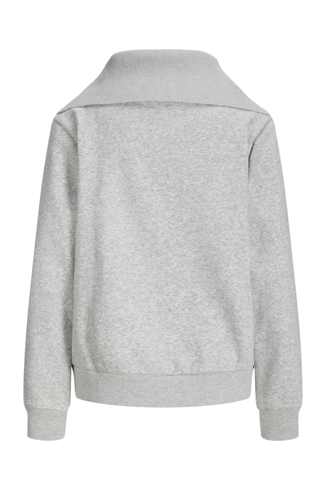 Jjxx - Jxstudio Vesterbro Flat Knit Zip Swt Sn - 5000235 Light Grey Melange Bright White Jjxx Studio