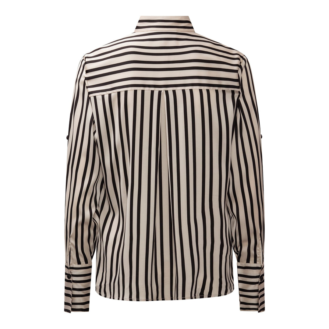 Karmamia - Mason Shirt 2353 - Black Stripe Skjorter 