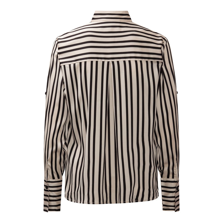 Karmamia - Mason Shirt 2353 - Black Stripe Skjorter 