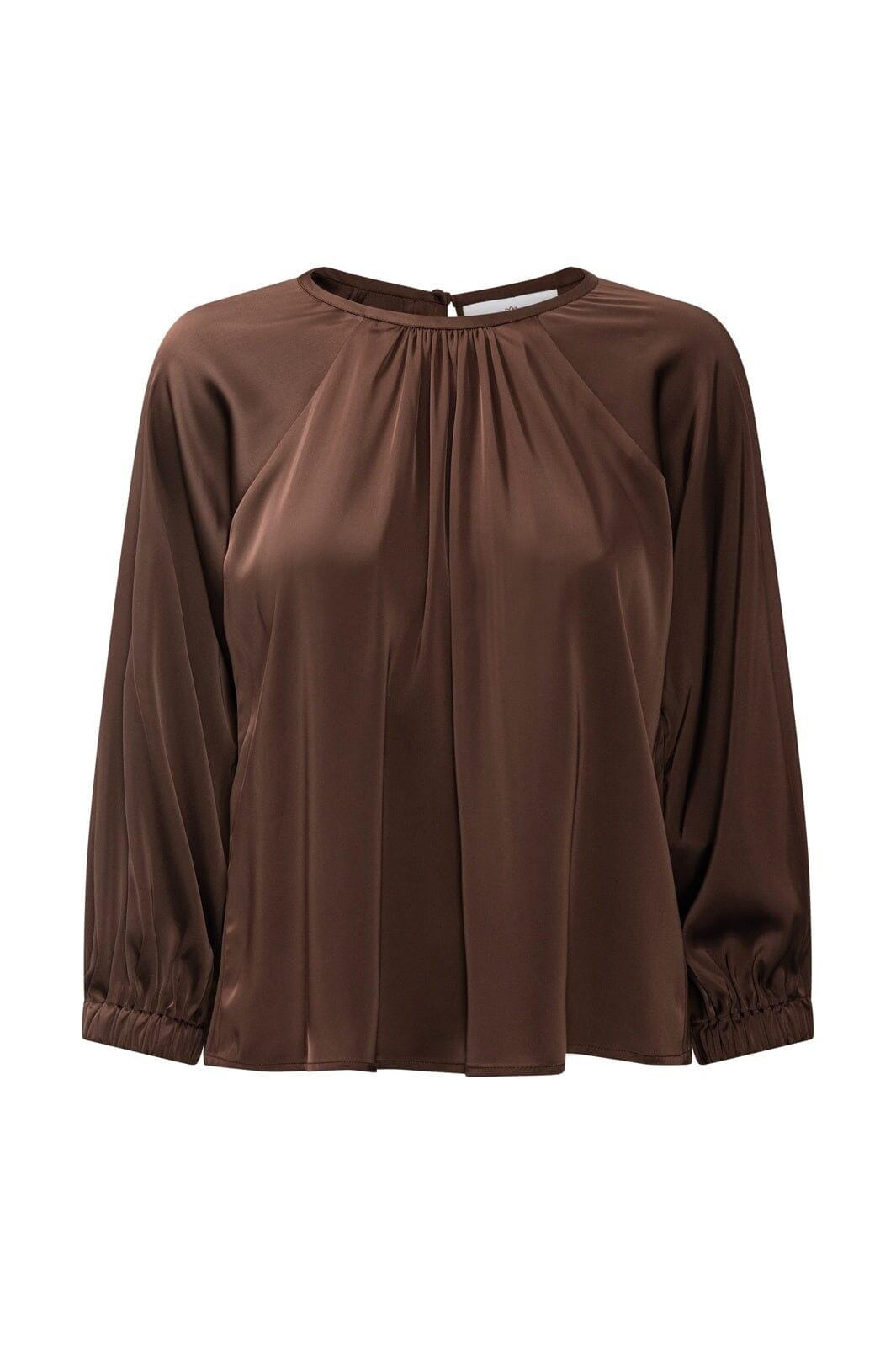 Karmamia - Rachel Blouse 2415 - Semi Rich Brown