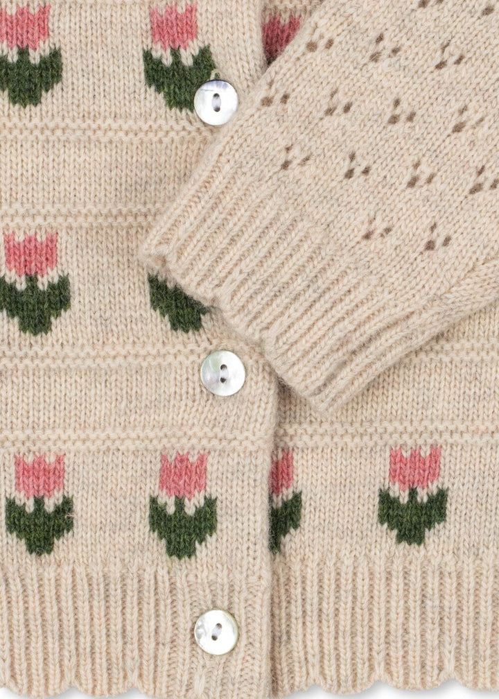 Konges Sløjd - Belle Cardigan Ks106388 - Cream And Tulips