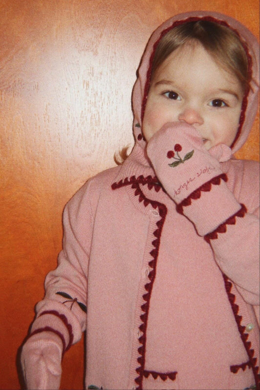 Konges Sløjd - Collette Mittens Ks106430 - Pale Blush Handsker & Vanter 