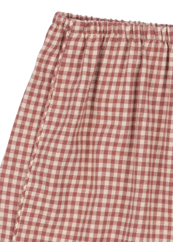 Konges Sløjd - Foret Slit Pants Gots Ks106476 - Canyon Check Overtræksbukser 
