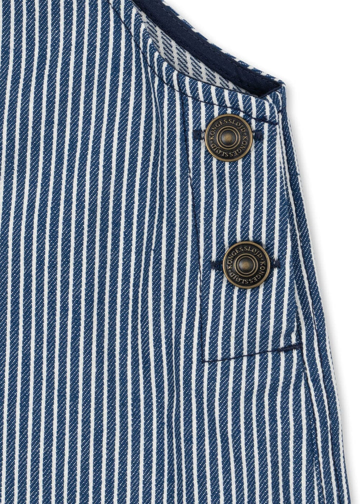 Konges Sløjd - Luc Overalls Gots Ks104956 - Blue Stripe Overalls 